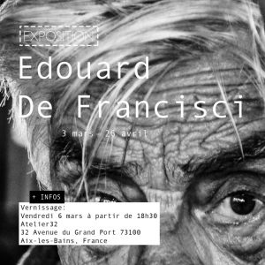flyer exposition edouard de francisci